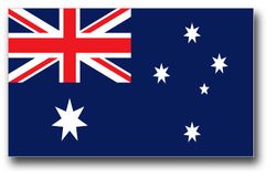 Australia Flag 3.8" Vinyl Transfer Decal