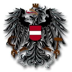 Austria Coats Of Arms 11.75" Vinyl Transfer Decal