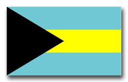 Bahamas Flag 11.75" Vinyl Transfer Decal