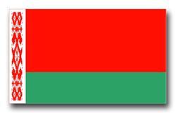 Belarus Flag 5.5" Decal