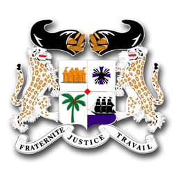 Benin Coats Of Arms 10" Decal