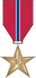 Bronze Star Medal Decal Sticker