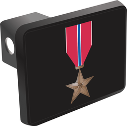 Bronze Star Medal Hitch Cover