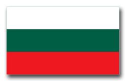 Bulgaria Flag 11.75" Decal