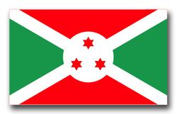 Burundi Flag 11.75" Decal