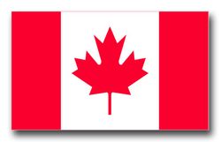 Canada Flag 8" Decal