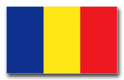 Chad Flag 3.8" Decal