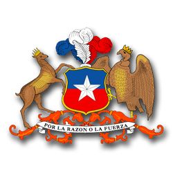 Chile Coats Of Arms 10" Decal