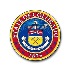 Colorado State Seal 8" Vinyl Transfer Decal