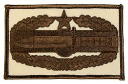 Combat Action Badge 2nd Award 4 Inch Patch