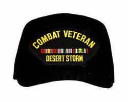 Combat Veteran "Desert Storm" W/ Ribbons Ball Cap