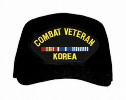 Combat Veteran "Korea"  W/ Ribbons Ball Cap