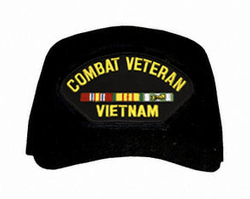 Combat Veteran "Vietnam" W/ Ribbons Ball Cap