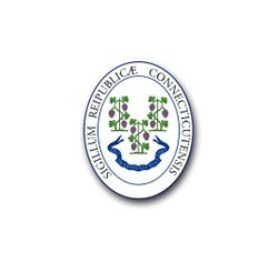 Connecticut State Seal 8" Vinyl Transfer Decal