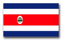 Costa Rica Flag Decal