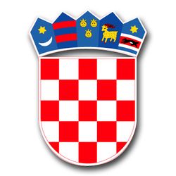 Croatia Coats Of Arms 11.75" Decal