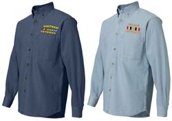 Custom Embroidered US Army Denim Shirts