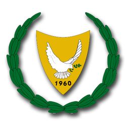 Cyprus Coats Of Arms 10" Decal