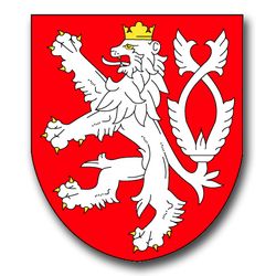 Czech Republic Coats Of Arms 5.5" Decal