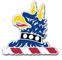 Delaware State Area Command Unit Crest (L) 11.75" Vinyl Transfer Decal