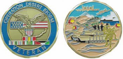 Desert Storm Veteran Challenge Coin