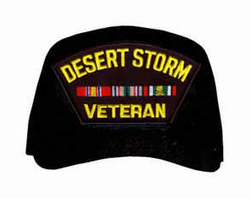 Desert Storm Veteran ( Three Ribbon) Ball Cap
