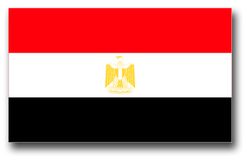 Egypt Flag 3.8" Decal