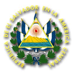 El Salvador Coats Of Arms 10" Decal