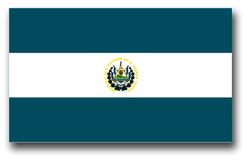 El Salvador Flag 5.5" Decal
