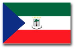 Equatorial Guinea Flag 10" Decal