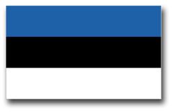 Estonia Flag 8" Decal