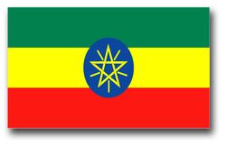 Ethiopia Flag 3.8" Decal