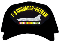 F-8 Crusader Vietnam War Custom Embroidered Cap