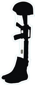 Fallen Soldier Memorial Decal Sticker