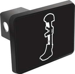 Fallen Soldier Memorial Trailer Hitch Cover
