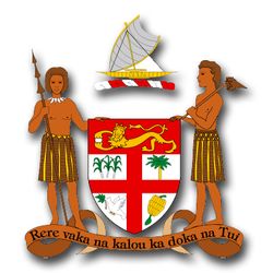 Fiji Coats Of Arms 11.75" Decal