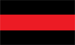 Firefighter Thin Red Line Decal