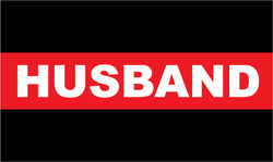 Firefighter Thin Red Line Husband Decal