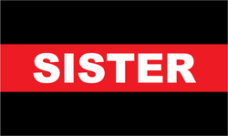 Firefighter Thin Red Line Sister Decal