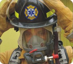 Firefighters get The Call Mouse Pad