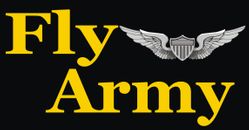 Fly Army Aviator Decal Sticker