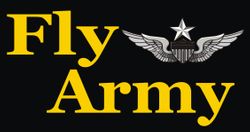 Fly Army Senior Aviator Decal Sticker