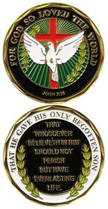 For God So Loved the World Challenge Coin