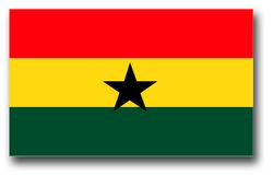 Ghana Flag Decal