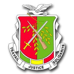 Guinea Coats Of Arms 8" Decal