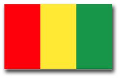 Guinea Flag 3.8" Decal
