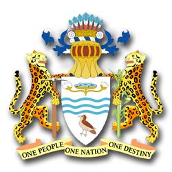 Guyana Coats Of Arms 5.5" Decal