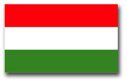 Hungary Flag 11.75" Decal