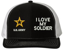 I Love My Soldier U.S. Army Mesh Back Cap