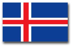 Iceland Flag 11.75" Decal